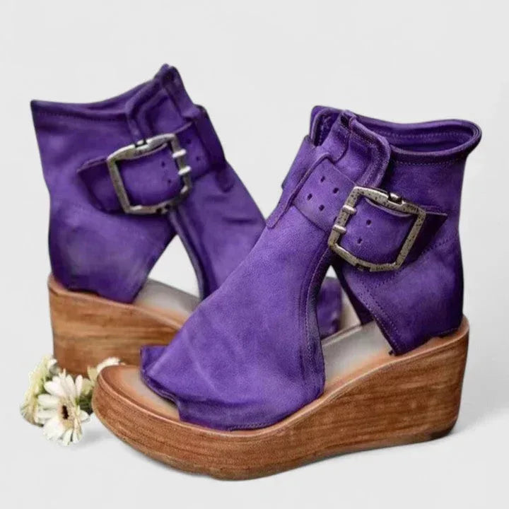 Jess | Orthopedic Wedge Sandals - Sarah and Emma Portland