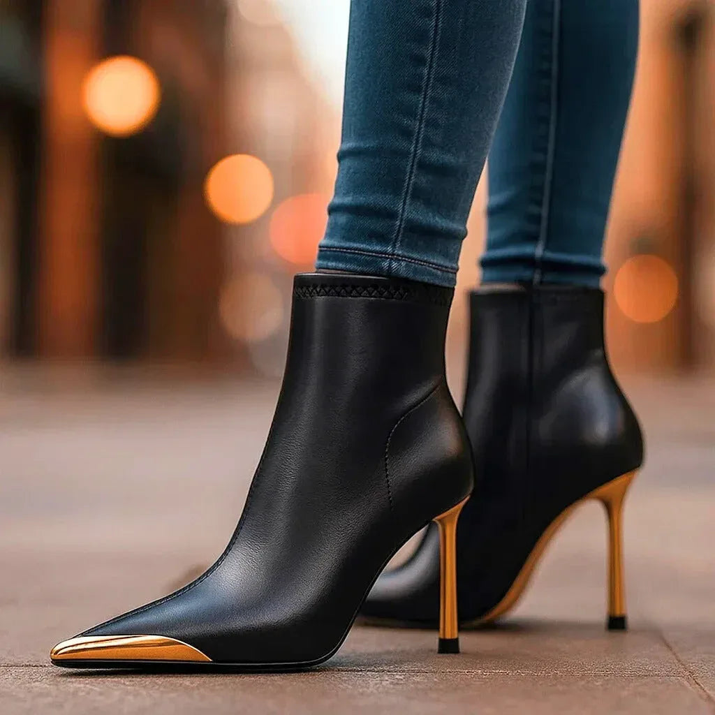 AVELINE GOLD-POINT BOOTS - Sarah and Emma Portland