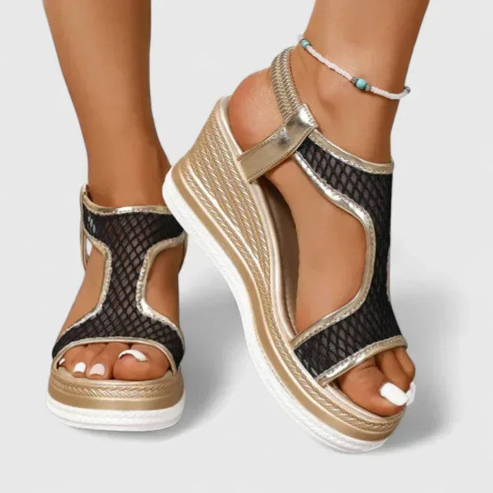 Jessica | Orthopedic Wedge Sandals - Sarah and Emma Portland