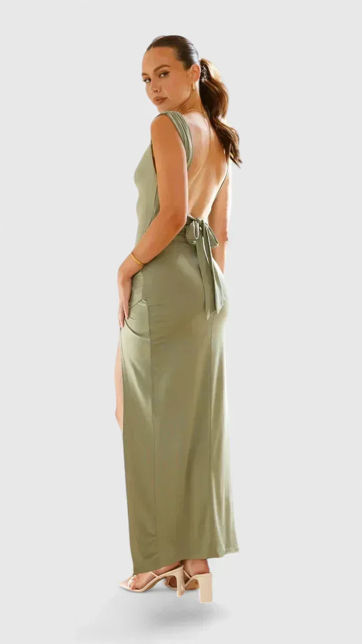 Coralya™ | Elegant Maxi Dress - Sarah and Emma Portland