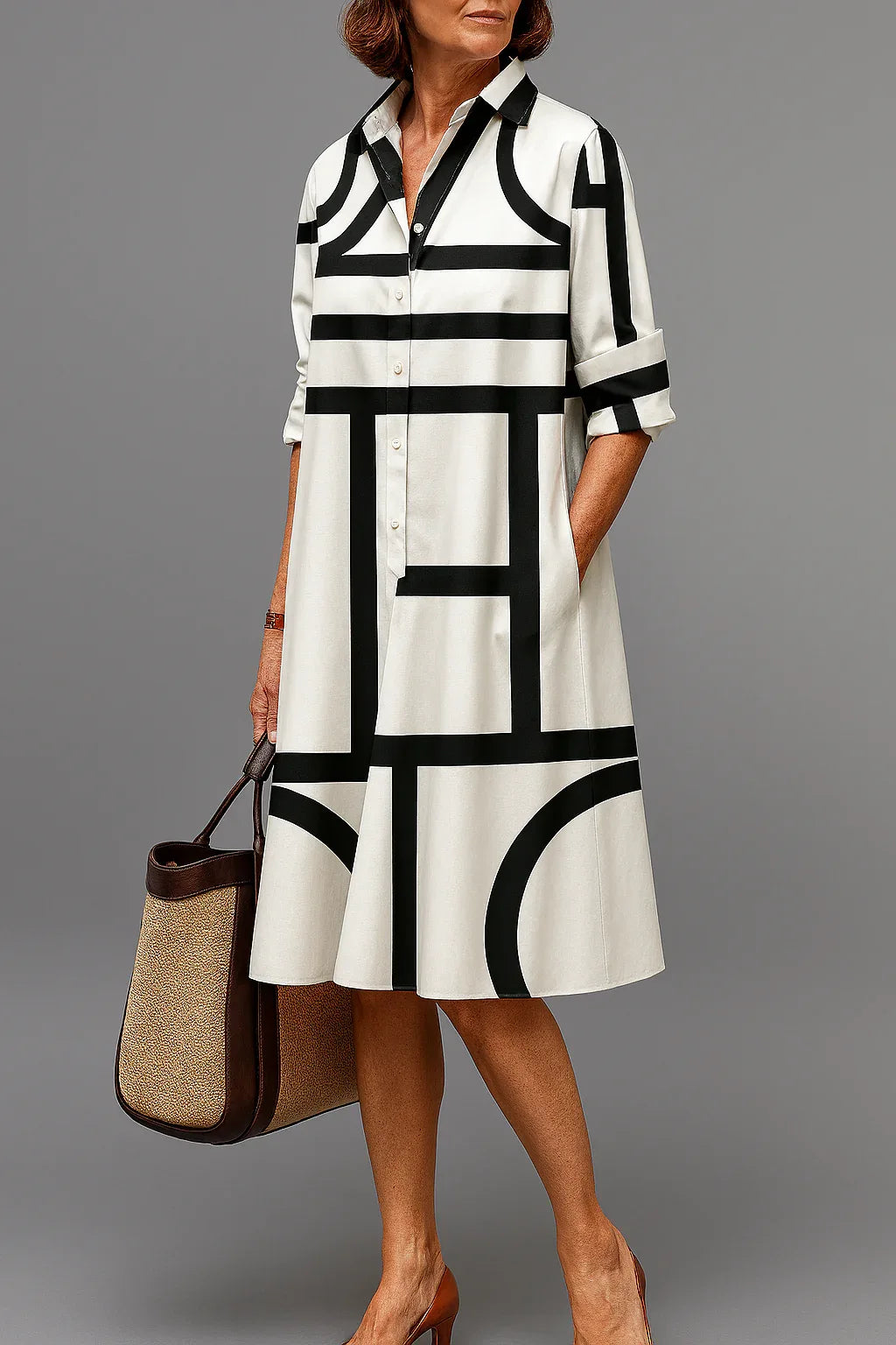Ellie™ | Stylish Midi Dress - Sarah and Emma Portland