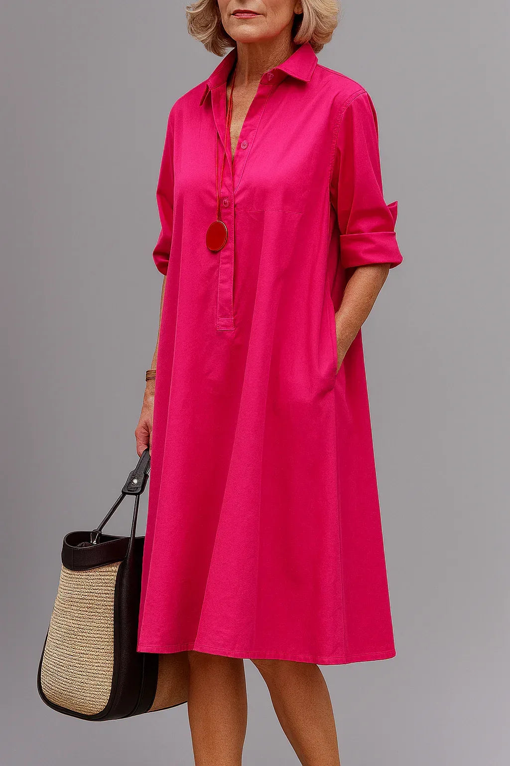 Chloe™ | Sophisticated Midi Dress - Sarah and Emma Portland