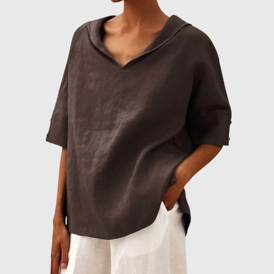 Joanna™ | Casual Loose-Fit Blouse - Sarah and Emma Portland
