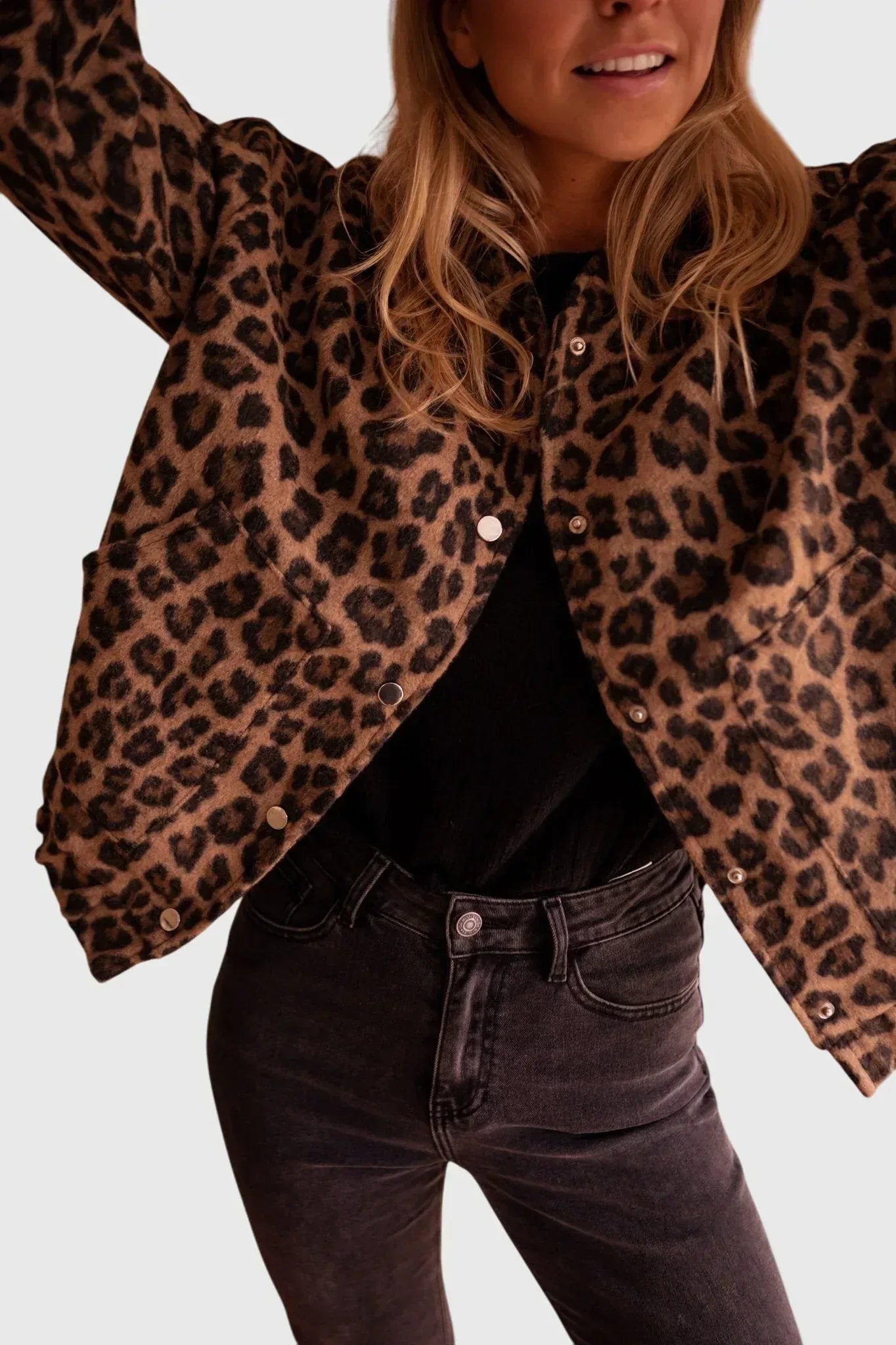 Elodie | Stylish Leopard Print Jacket - Sarah and Emma Portland