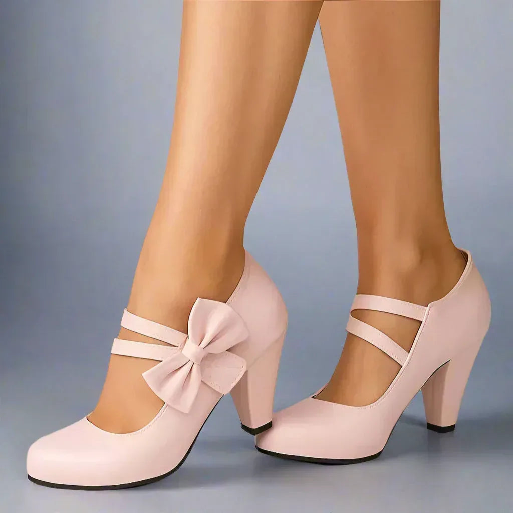 BELLA BOW HEELS - Sarah and Emma Portland