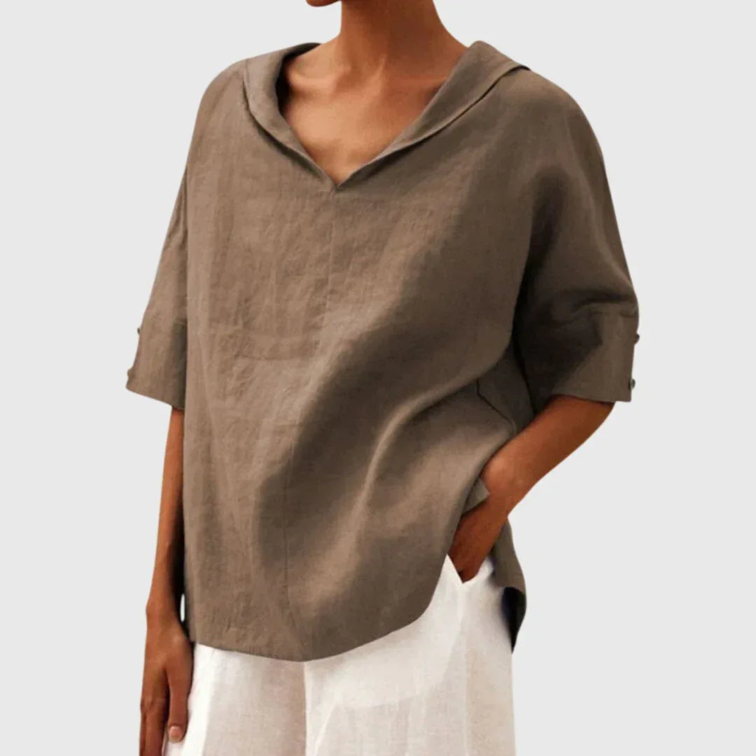 Joanna™ | Casual Loose-Fit Blouse - Sarah and Emma Portland