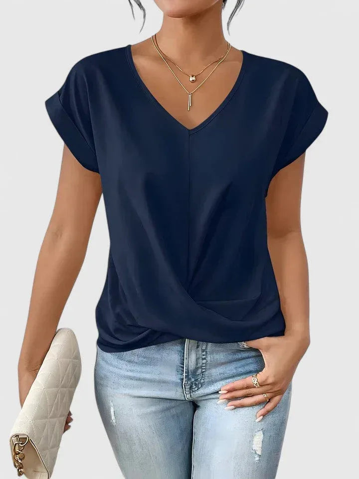 Mahrianne | Comfortable V-Neck Top - Sarah and Emma Portland