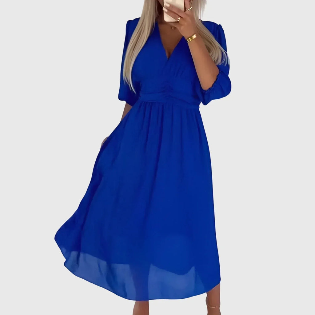 Chloe™ | Lightweight Silky Chiffon Dress - Sarah and Emma Portland