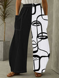 Bellamy | Abstract Wide Leg Pants - Sarah and Emma Portland