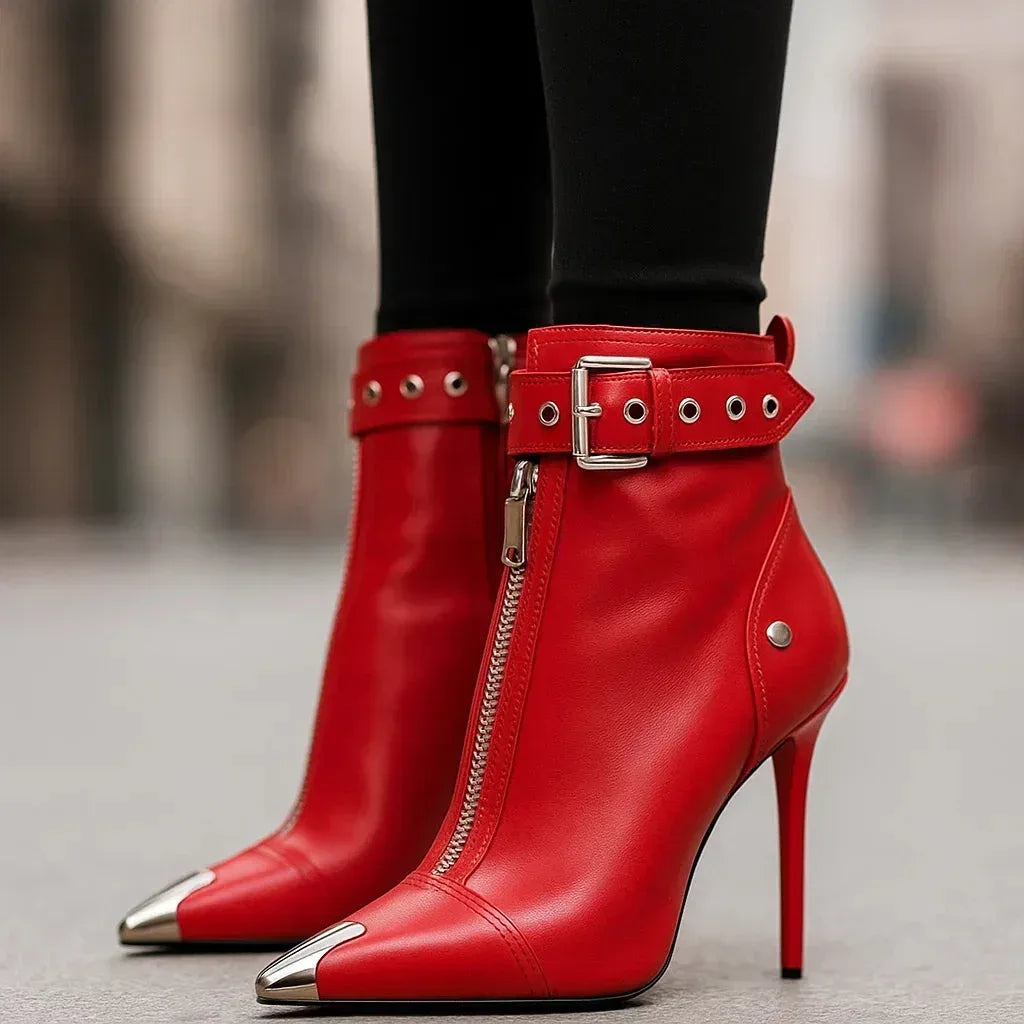 LYLA LEATHER ZIP-BOOTS - Sarah and Emma Portland