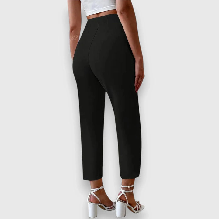 Verena – High-Waisted Trousers - Sarah and Emma Portland