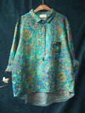 Amelia | Mandala Print Shirt