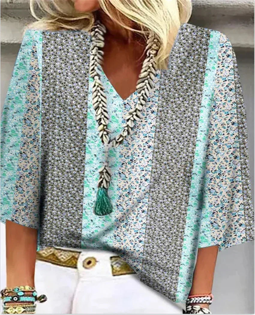 Anika | Floral Breeze Blouse - Sarah and Emma Portland