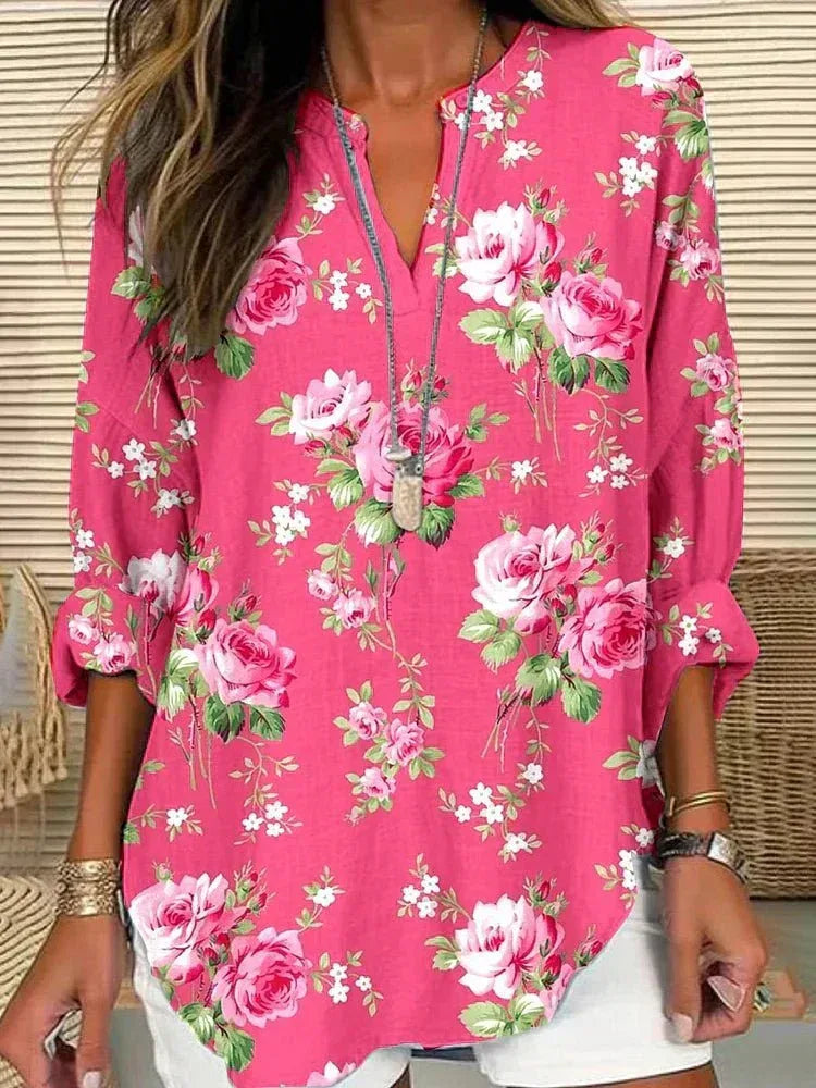 Lianne | Graceful Floral Blouse - Sarah and Emma Portland