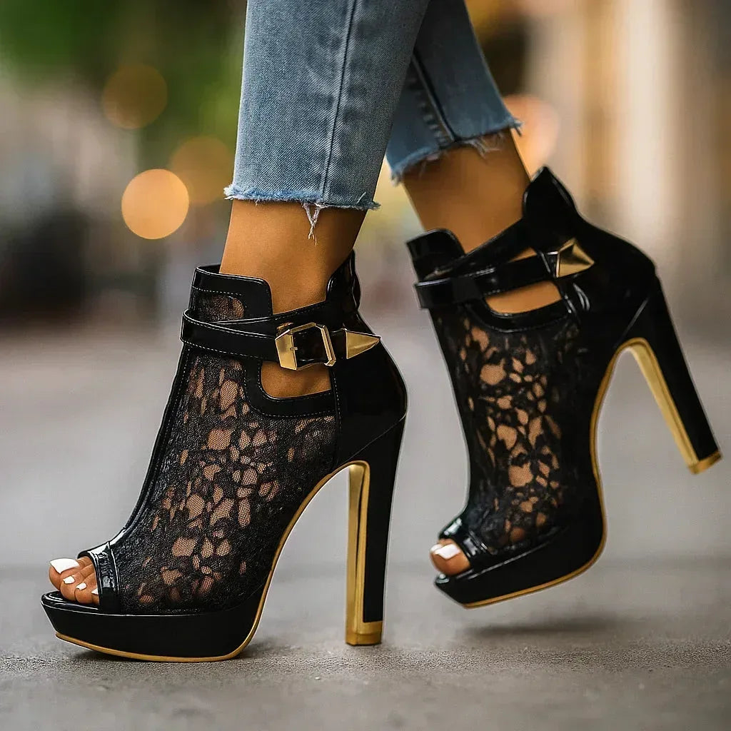 LILIANA LACE HEELS - Sarah and Emma Portland