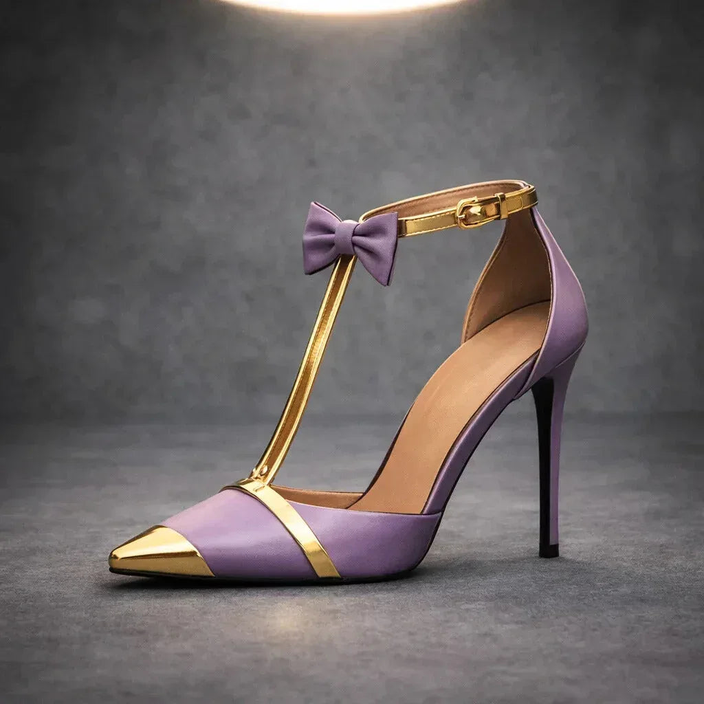 BELLA BOW-TIE STILETTOS - Sarah and Emma Portland