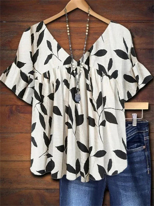 Anna | Ruffled Leaf Top - Sarah and Emma Portland