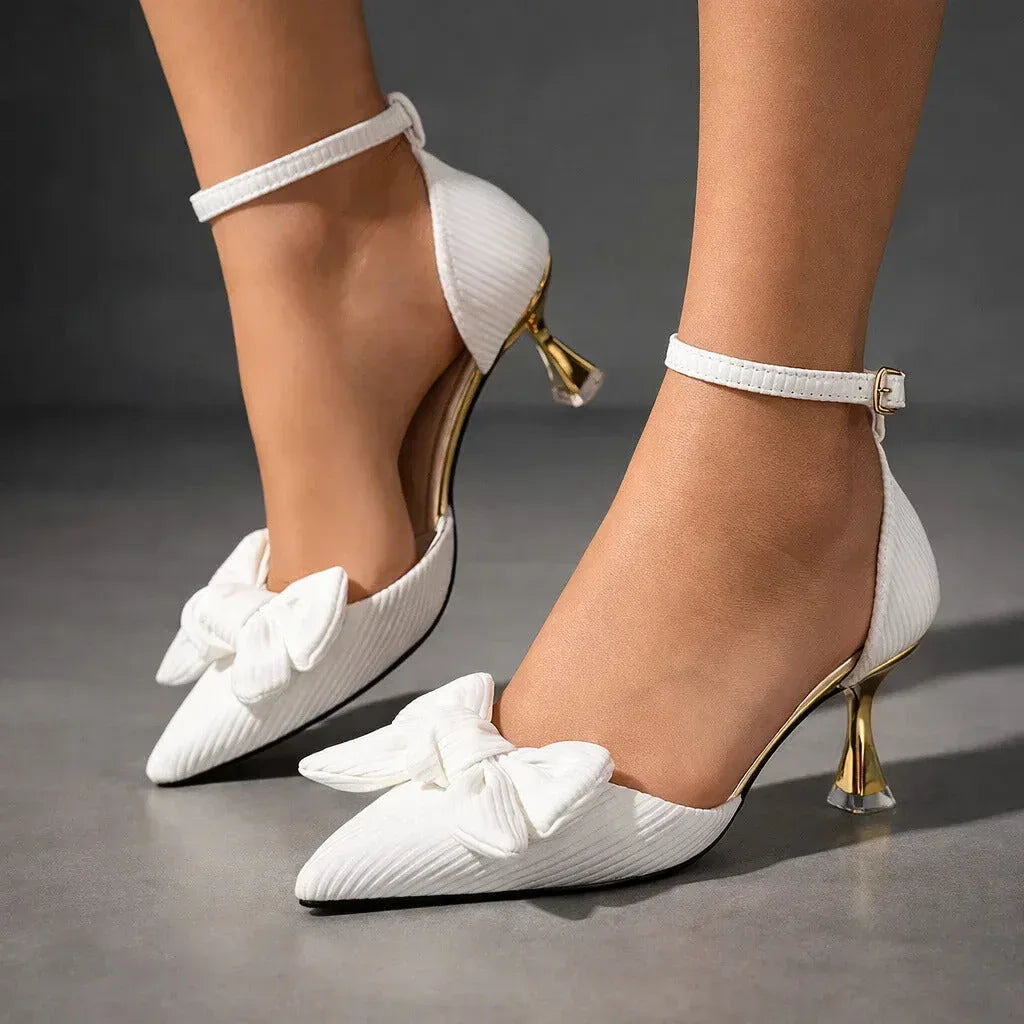LIORA BOW HEELS - Sarah and Emma Portland