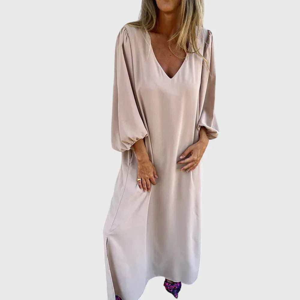 Carol™ - Long Boho Dress with Pockets - Sarah and Emma Portland