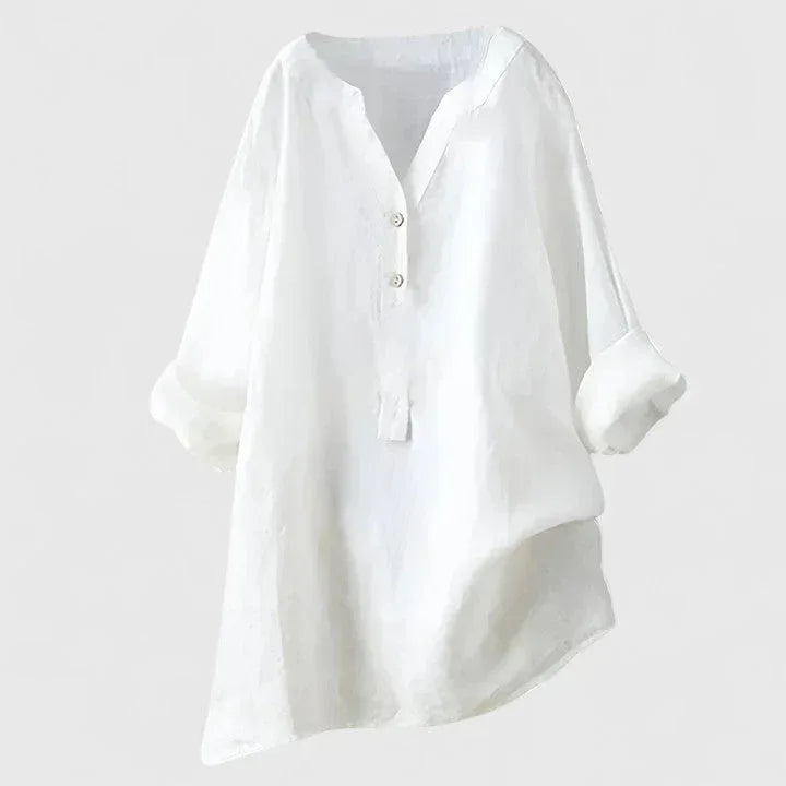 Larienne | Elegant Button-Front Shirt - Sarah and Emma Portland