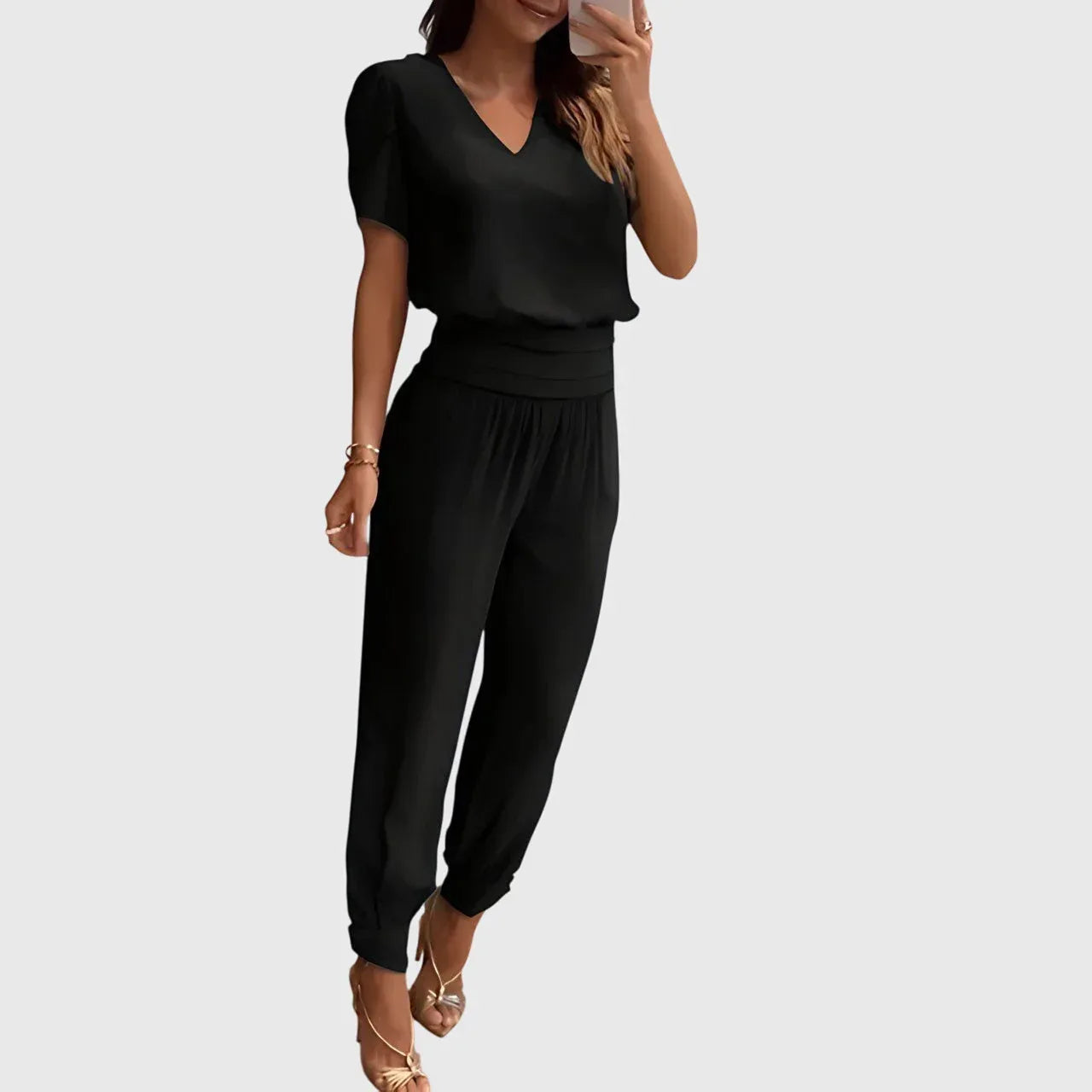 Jennifer™ | Stylish Blouse and Pants Set - Sarah and Emma Portland