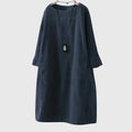 Grace | Relaxed Corduroy Midi Dress - Sarah and Emma Portland