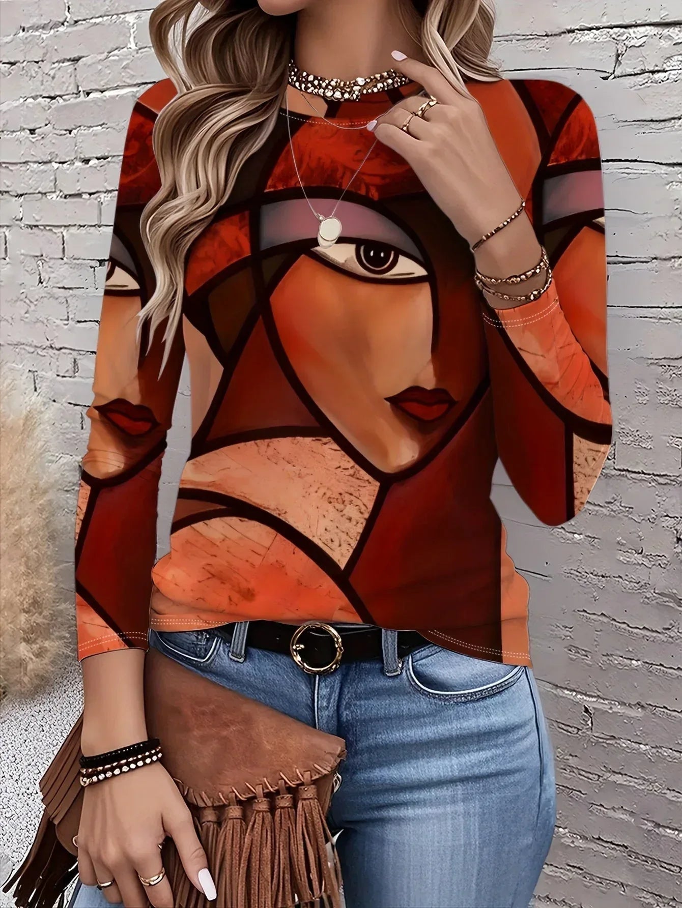 Arden | Geometric Art T-Shirt - Sarah and Emma Portland
