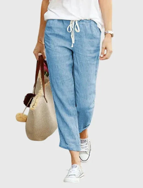 Zanra™ | Elegant Summer Pants - Sarah and Emma Portland