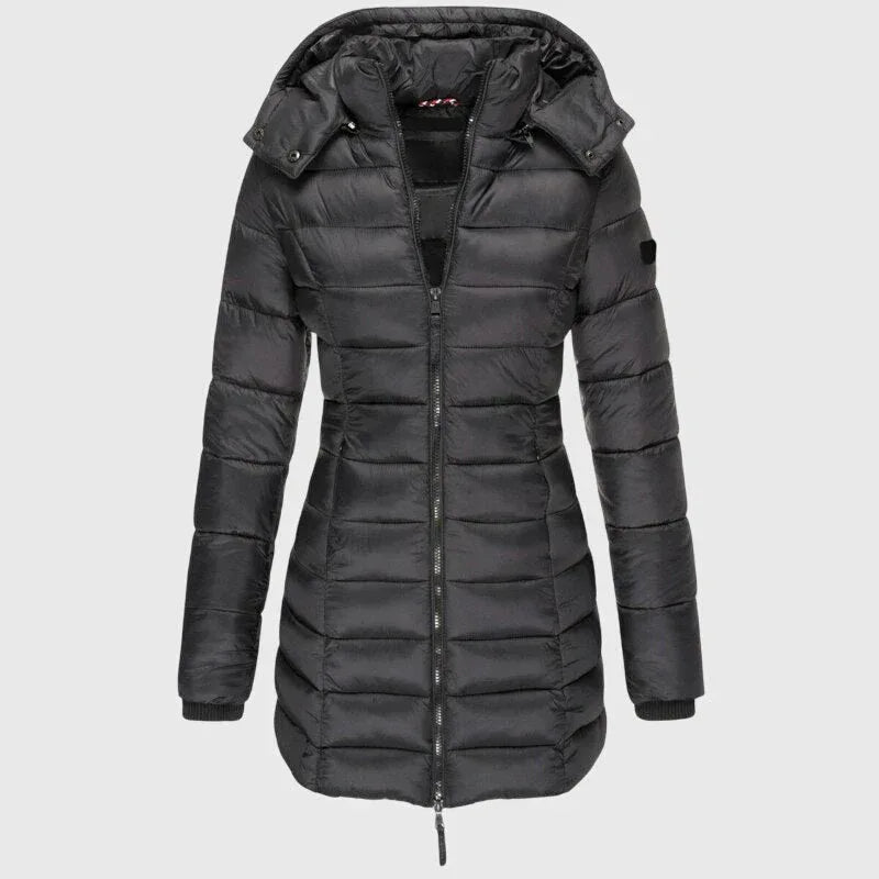Elise™ - Long down jacket - Sarah and Emma Portland