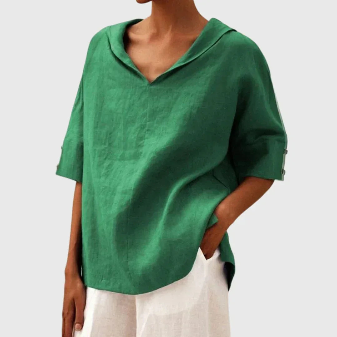 Joanna™ | Casual Loose-Fit Blouse - Sarah and Emma Portland