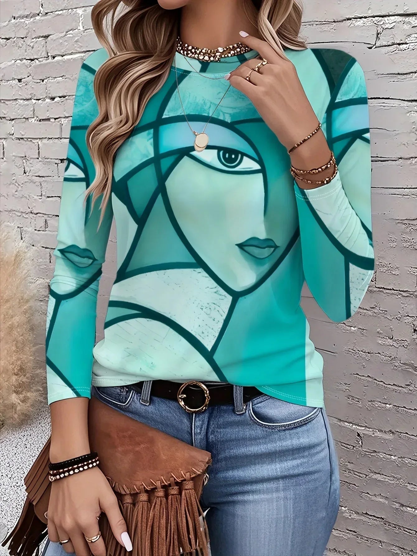 Arden | Geometric Art T-Shirt - Sarah and Emma Portland