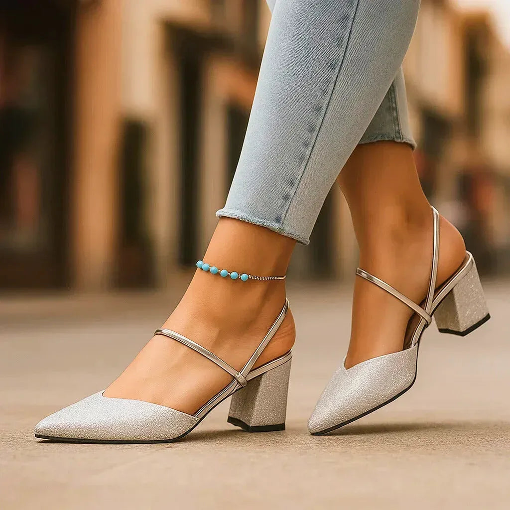 AURORA SLINGBACK HEELS - Sarah and Emma Portland