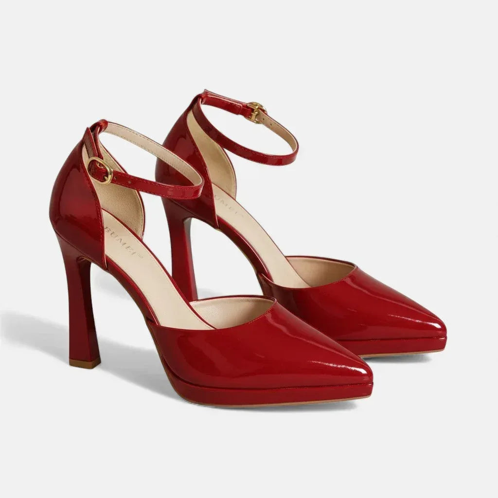 Evette Leather Heels - Sarah and Emma Portland