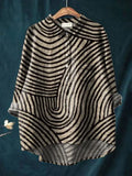 Chloe | Abstract Stripe Shirt - Sarah and Emma Portland