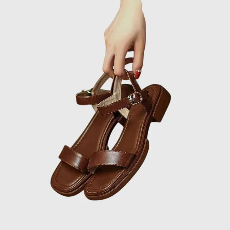 Lena | Leather Sandals - Sarah and Emma Portland