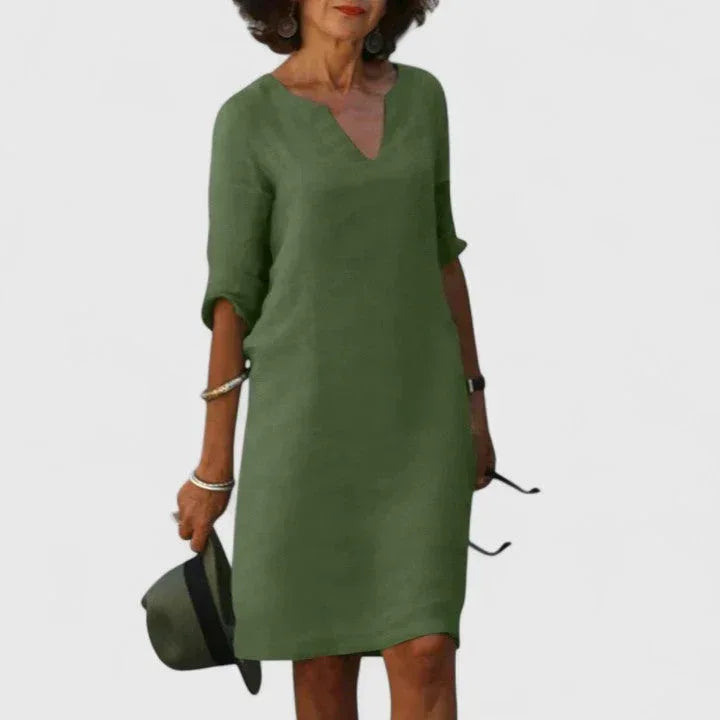 Josephine | V-Neck Dress - Sarah and Emma Portland