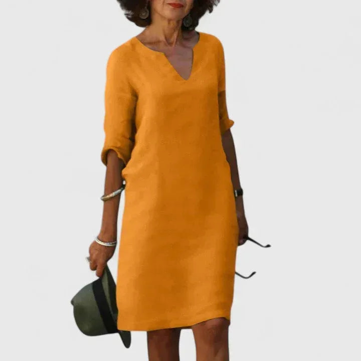 Josephine | V-Neck Dress - Sarah and Emma Portland
