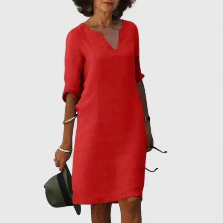 Josephine | V-Neck Dress - Sarah and Emma Portland