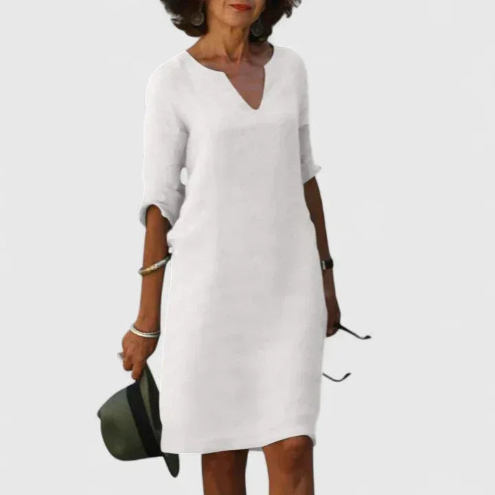 Josephine | V-Neck Dress - Sarah and Emma Portland