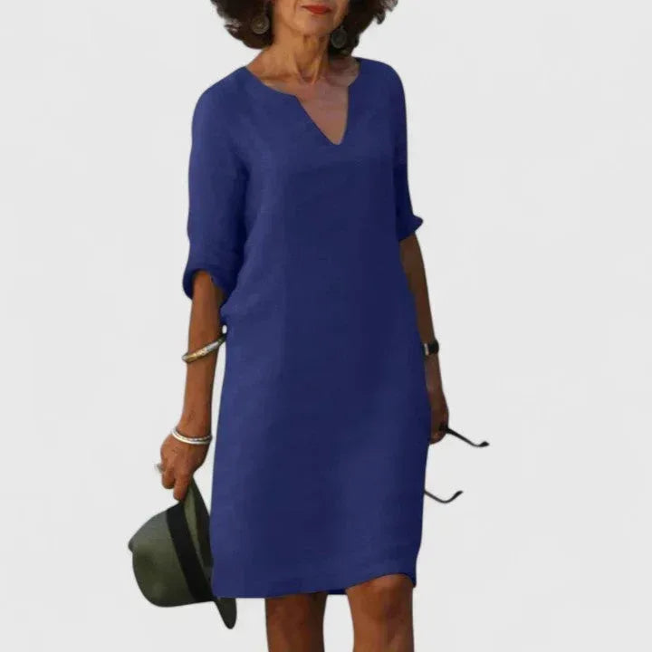 Josephine | V-Neck Dress - Sarah and Emma Portland