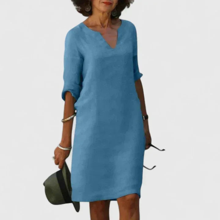 Josephine | V-Neck Dress - Sarah and Emma Portland