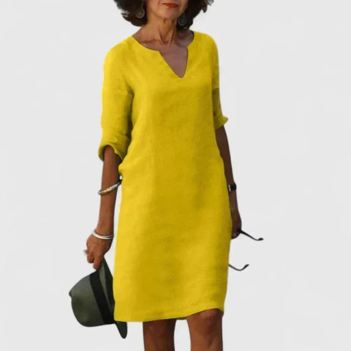Josephine | V-Neck Dress - Sarah and Emma Portland