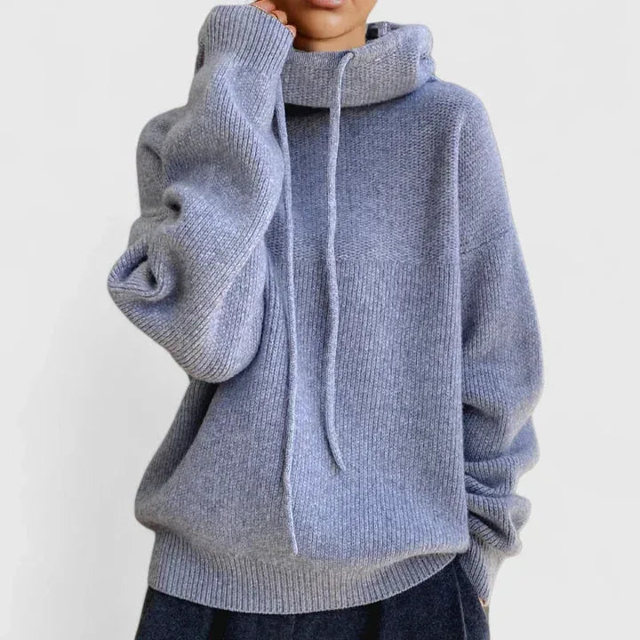 Leonie | Cozy Knit Hoodie - Sarah and Emma Portland