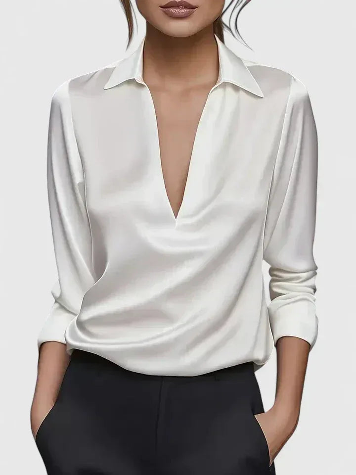 Calvina | Sophisticated Blouse - Sarah and Emma Portland