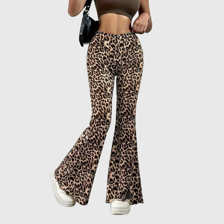Leopard Bootcut Pants - Sarah and Emma Portland