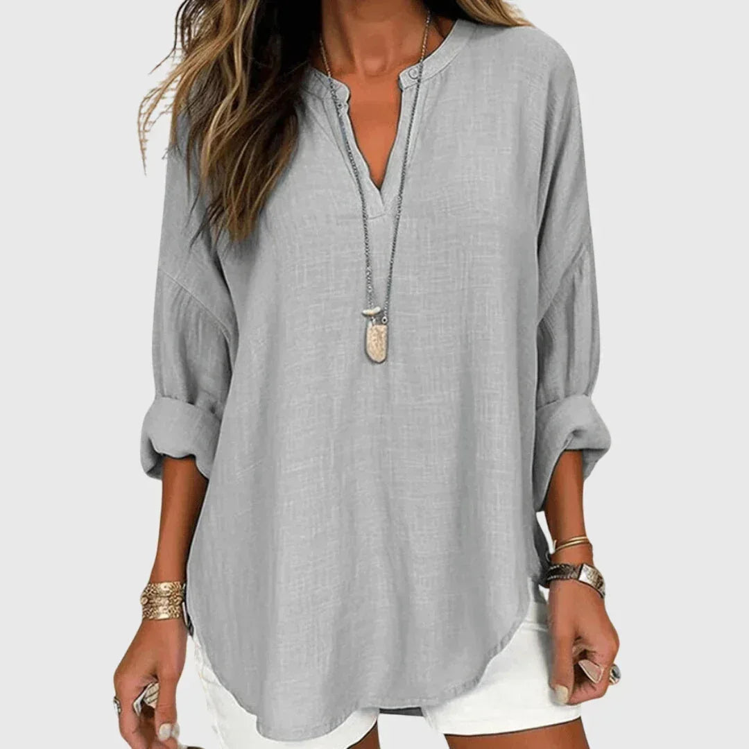 Lenara™ | Flowy Elegant Beach Shirt - Sarah and Emma Portland