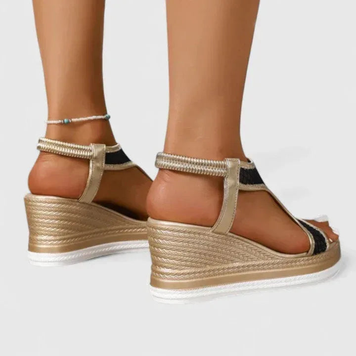 Jessica | Orthopedic Wedge Sandals - Sarah and Emma Portland