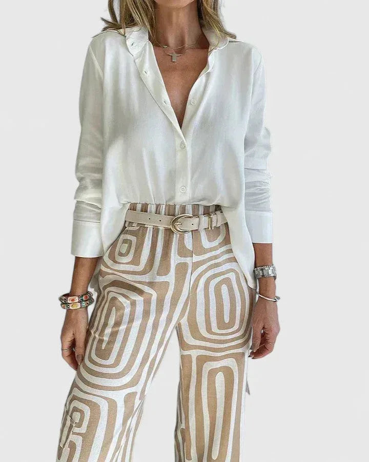 Kira | Elegant Two-Piece Set (INCLUDING A FREE BELT) - Sarah and Emma Portland