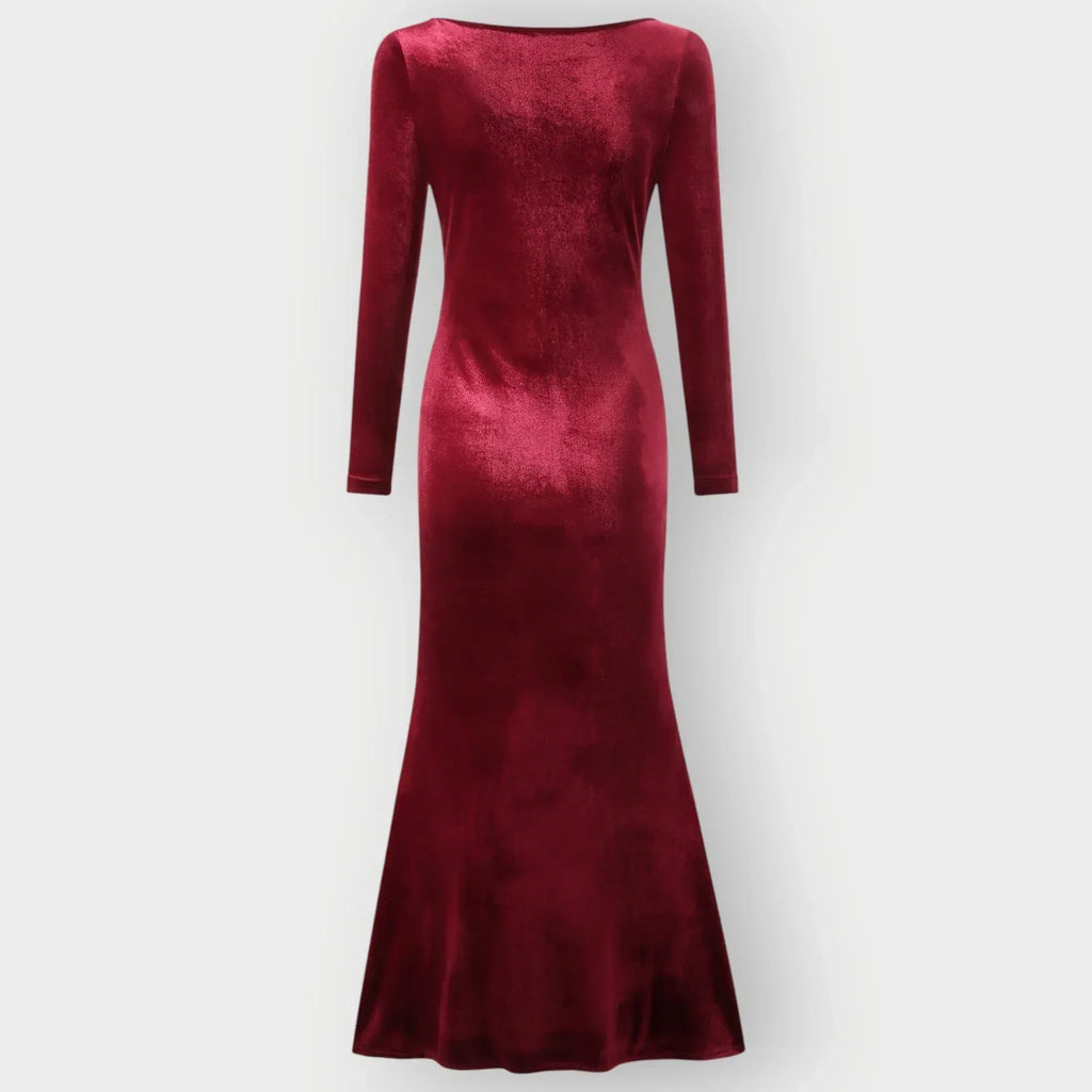 Kryenna | Luxe Evening Silhouette Velvet Gown - Sarah and Emma Portland