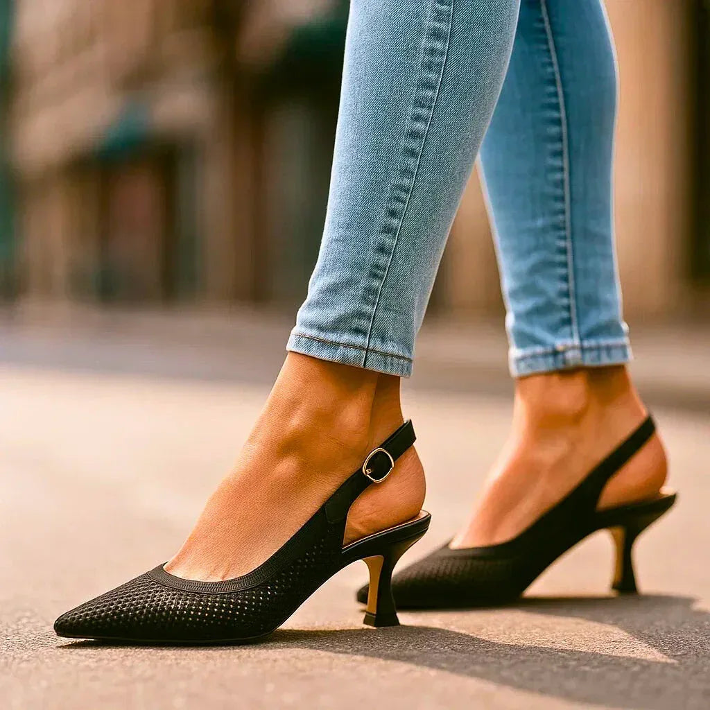 AVELINA MESH HEELS - Sarah and Emma Portland